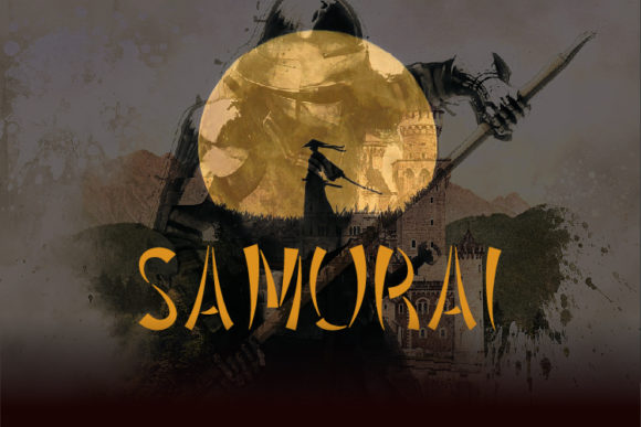 Ninja Display Font PNG with transparent background - Preview 1