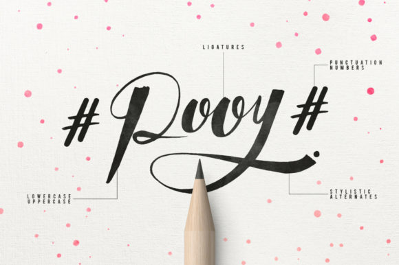 Qoobly Font PNG with transparent background - Preview 4