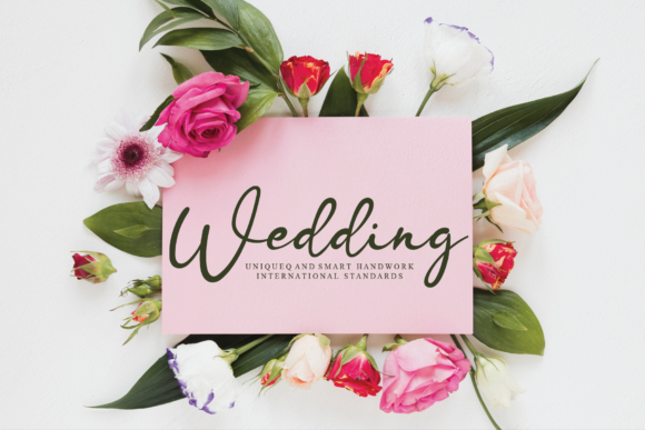 Romantic Hanimun Font PNG with transparent background - Preview 3