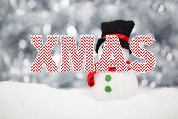 Santa Ugly Sweater Font PNG with transparent background - Preview 3