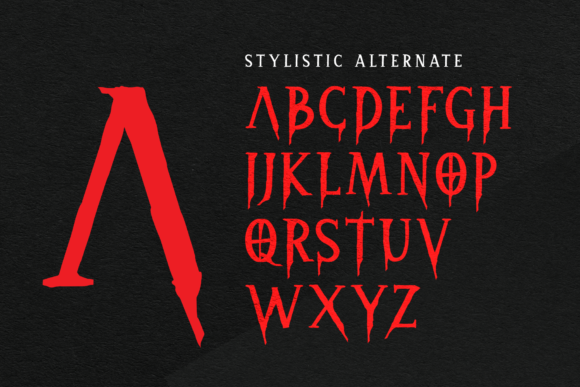 Santet Font PNG with transparent background - Preview 1