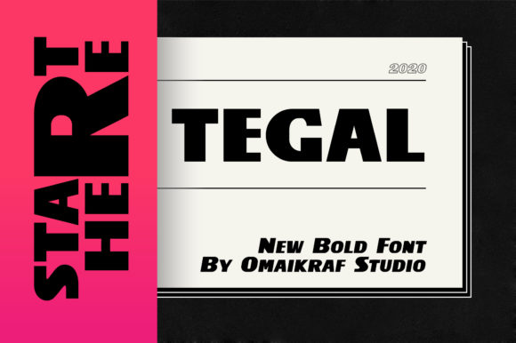 Tegal Sans Serif Font By omaikraf