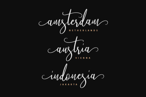 Athen Font - Preview 1