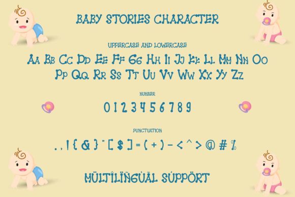 Baby Stories Font - Preview 5