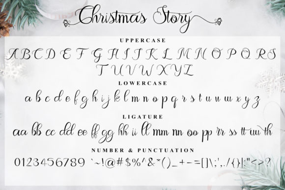 Christmas Story Font - Preview 6