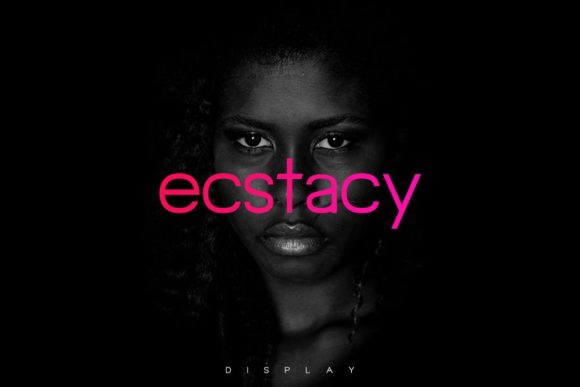 Ecstacy Font PNG with transparent background - Preview 1