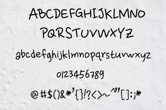 Freehand Font - Preview 4