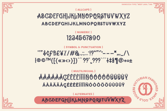 Gold Diggers Font font preview - 5