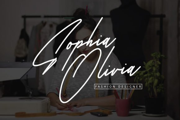 Harris Signature Font - Preview 1