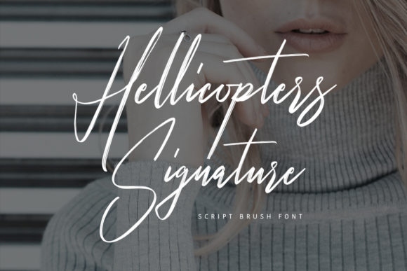 Hellicopters Font - Preview 3