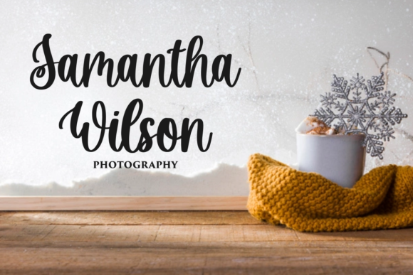 Hello Snowflake Font PNG with transparent background - Preview 2