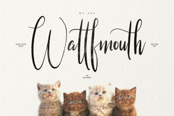 Little Kittens Font PNG with transparent background - Preview 1