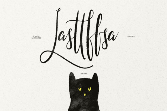 Little Kittens Font PNG with transparent background - Preview 4