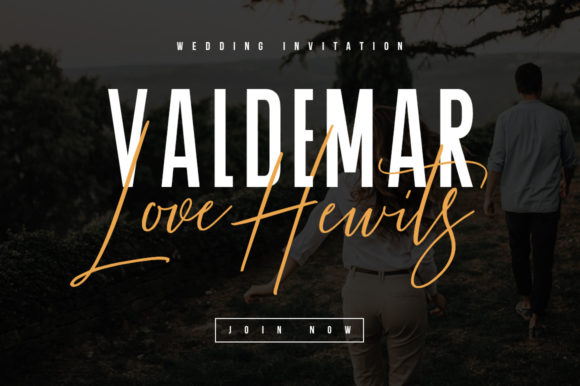 Love Rosnita Duo Font PNG with transparent background - Preview 1