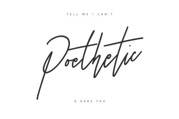 Otentic Font PNG with transparent background - Preview 4