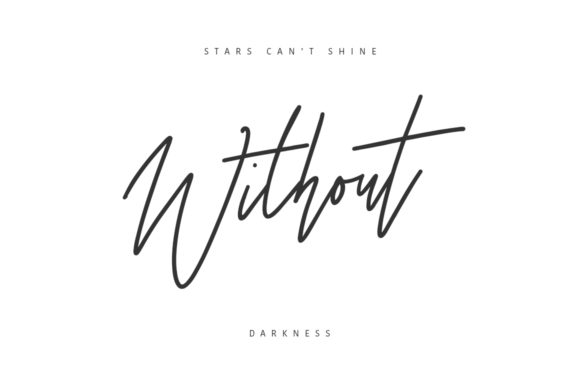 Otentic Font PNG with transparent background - Preview 6