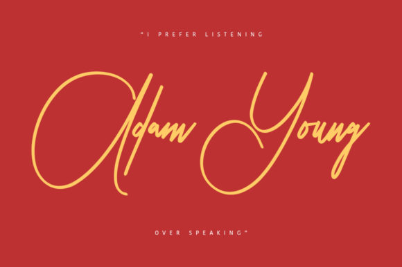 Peter Jhons Font PNG with transparent background - Preview 5