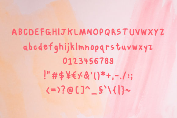 Pom Poko Font PNG with transparent background - Preview 2