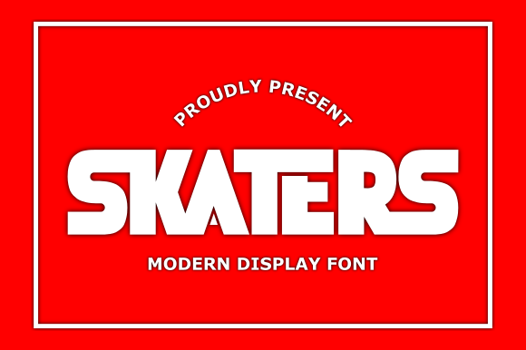 Skaters Font PNG with transparent background - Preview 1