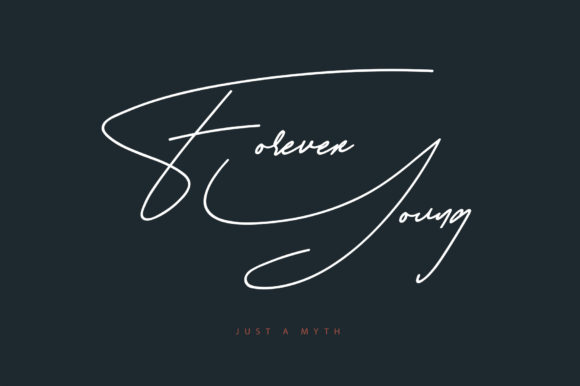 Amstonia Signature Font - Preview 1