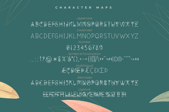 Arleafia Font - Preview 4