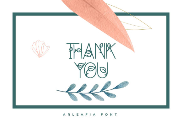 Arleafia Font - Preview 5