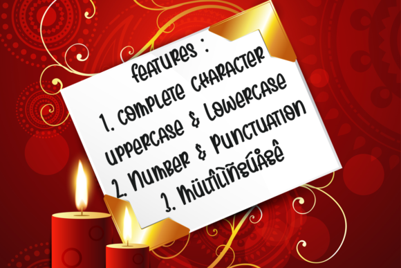 Candle Light Font - Preview 6
