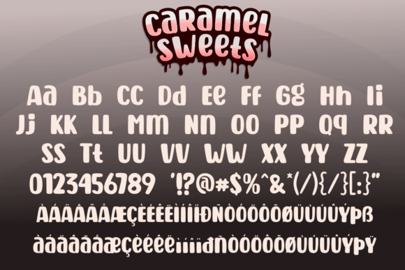 Caramel Sweets Font - Preview 1