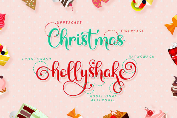 Christmas Jellyshake Font - Preview 1