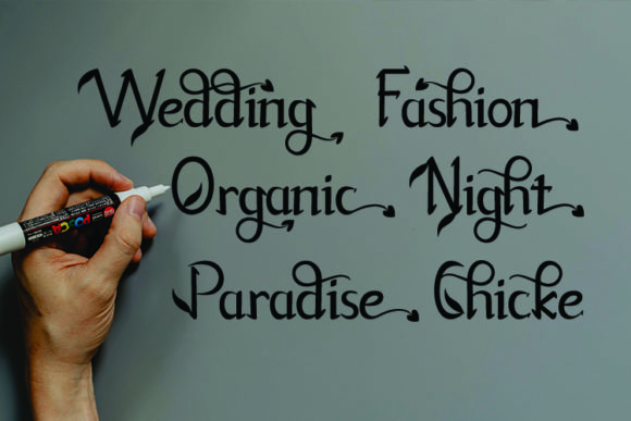 Freshliy Font PNG with transparent background - Preview 2
