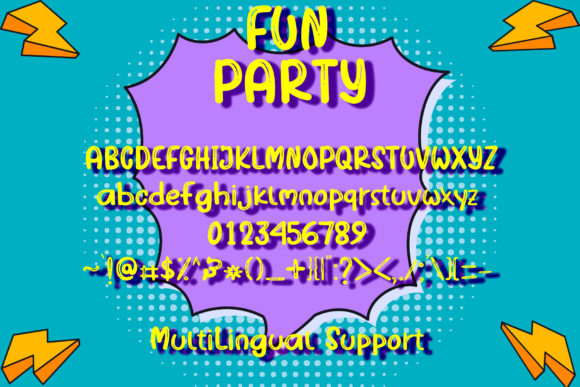 Fun Party Font - Preview 5