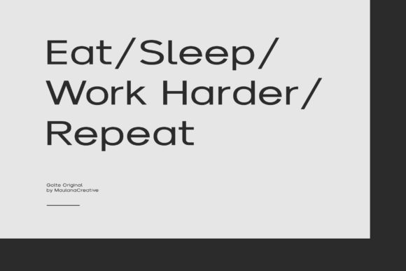 Golte Font PNG with transparent background - Preview 1