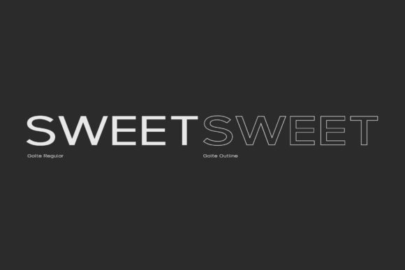 Golte Font - Preview 4