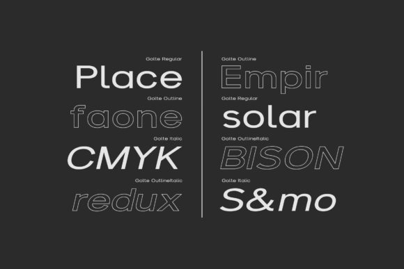 Golte Font - Preview 6