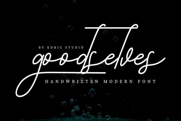 Goodselves Font PNG with transparent background - Preview 1