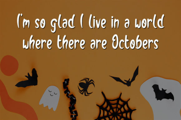 Halloween Candy Font PNG with transparent background - Preview 3