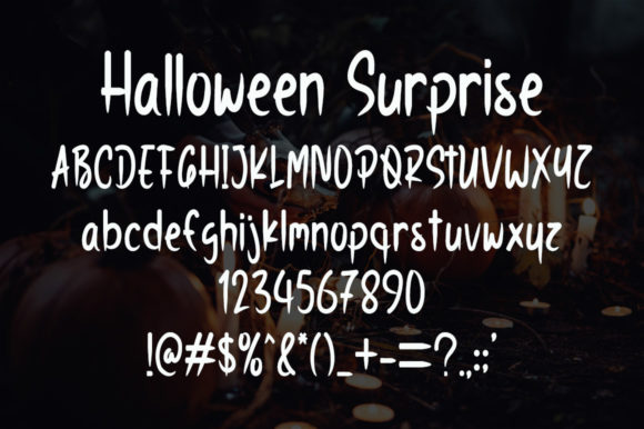 Halloween Surprise Font - Preview 4