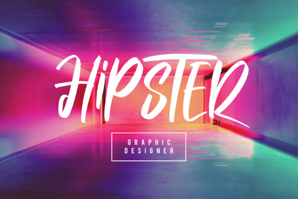 Hybrid Font PNG with transparent background - Preview 3