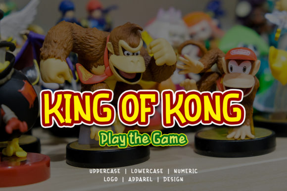 Izzul Game Font PNG with transparent background - Preview 1