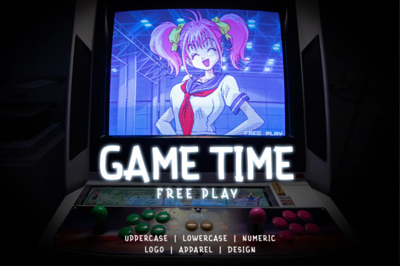Izzul Game Font PNG with transparent background - Preview 6