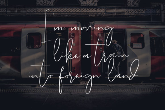 Ladytron Font PNG with transparent background - Preview 1
