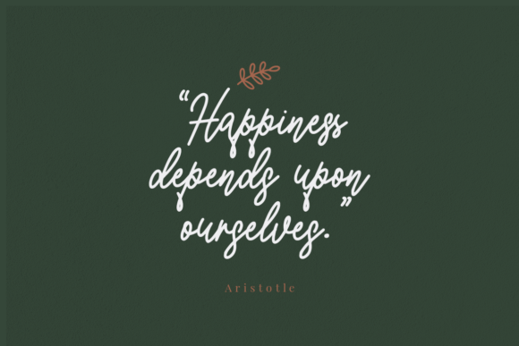 Lovely Garland Font PNG with transparent background - Preview 1
