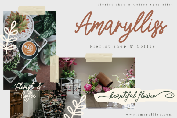 Lovely Garland Font PNG with transparent background - Preview 2
