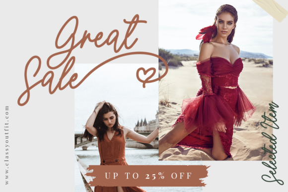 Lovely Garland Font PNG with transparent background - Preview 3