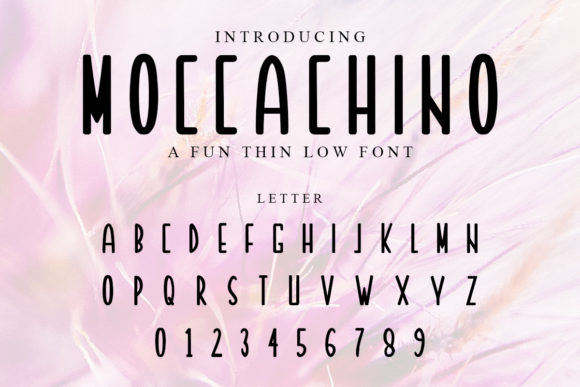Moccachino Font PNG with transparent background - Preview 2