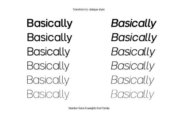 Noirden Font font preview - 1
