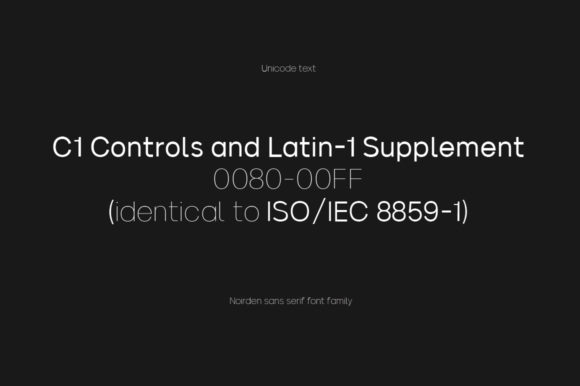 Noirden Font font preview - 6