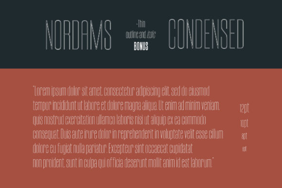 Nordams Font PNG with transparent background - Preview 3