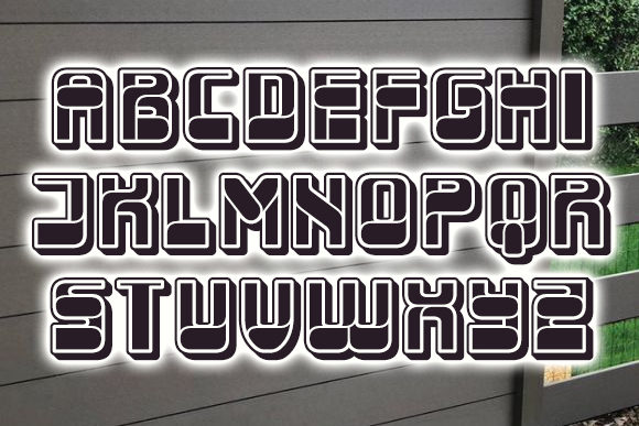 Recinzione Font PNG with transparent background - Preview 1