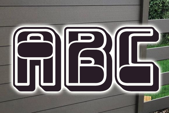 Recinzione Font PNG with transparent background - Preview 2